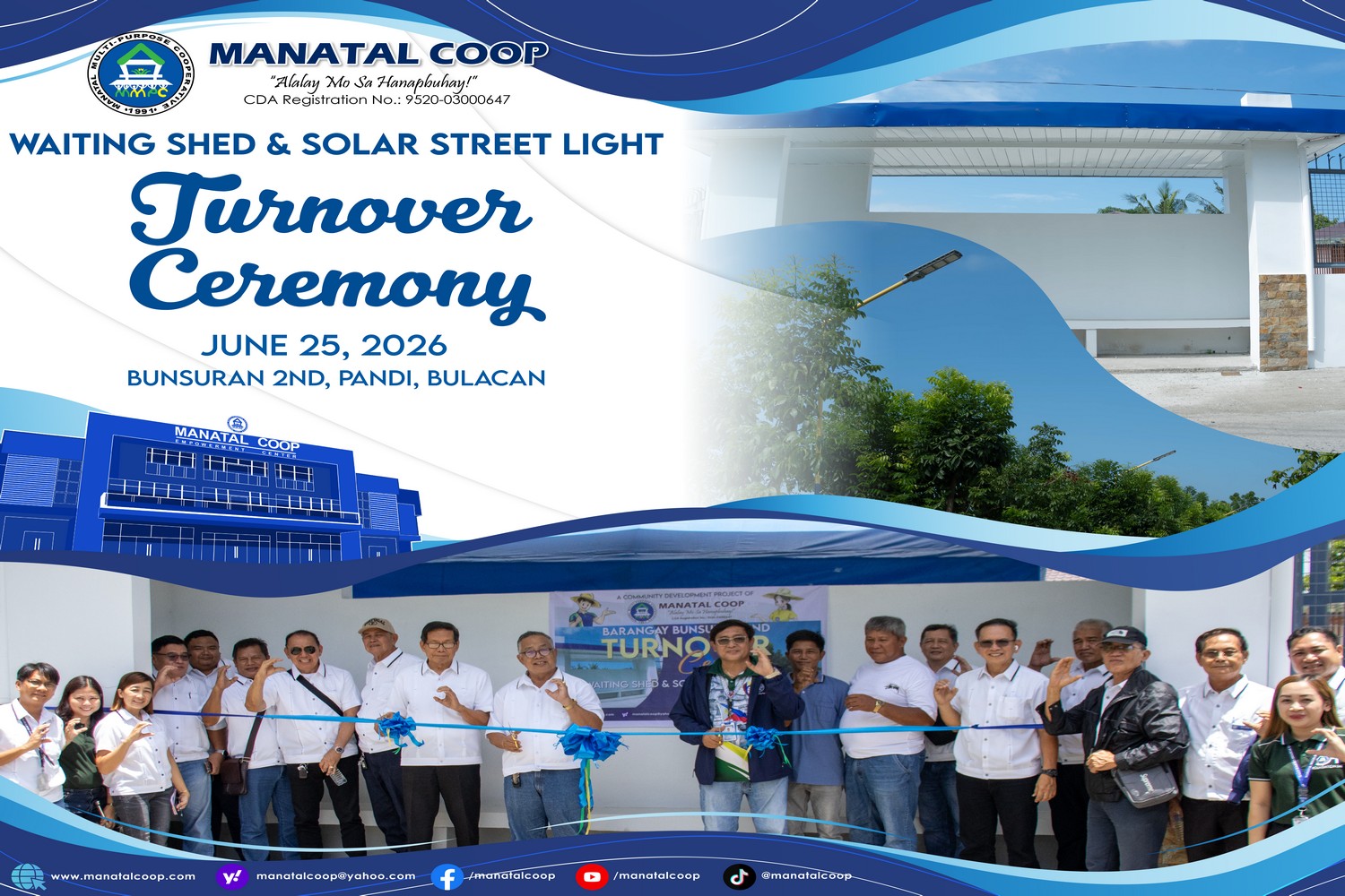 Turnover Ceremony - Waiting Shed & Solar Street Light